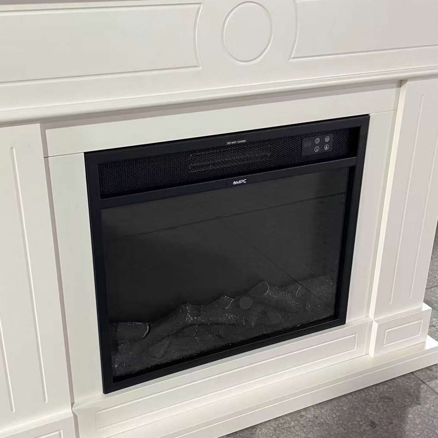 Caminetto Elettrico Bianco Sined Lipari Eleganza e Calore Per La Tua Casa