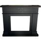 Caminetto Elettrico Nero Elegante Con Effetto Fiamma Realistico