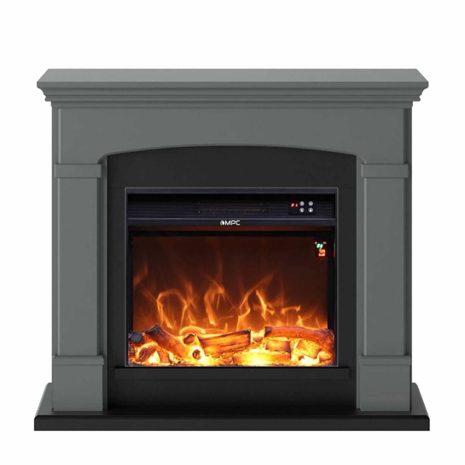 Caminetto Da Terra Grigio Scuro Sined Eleganza e Calore Per La Tua Casa