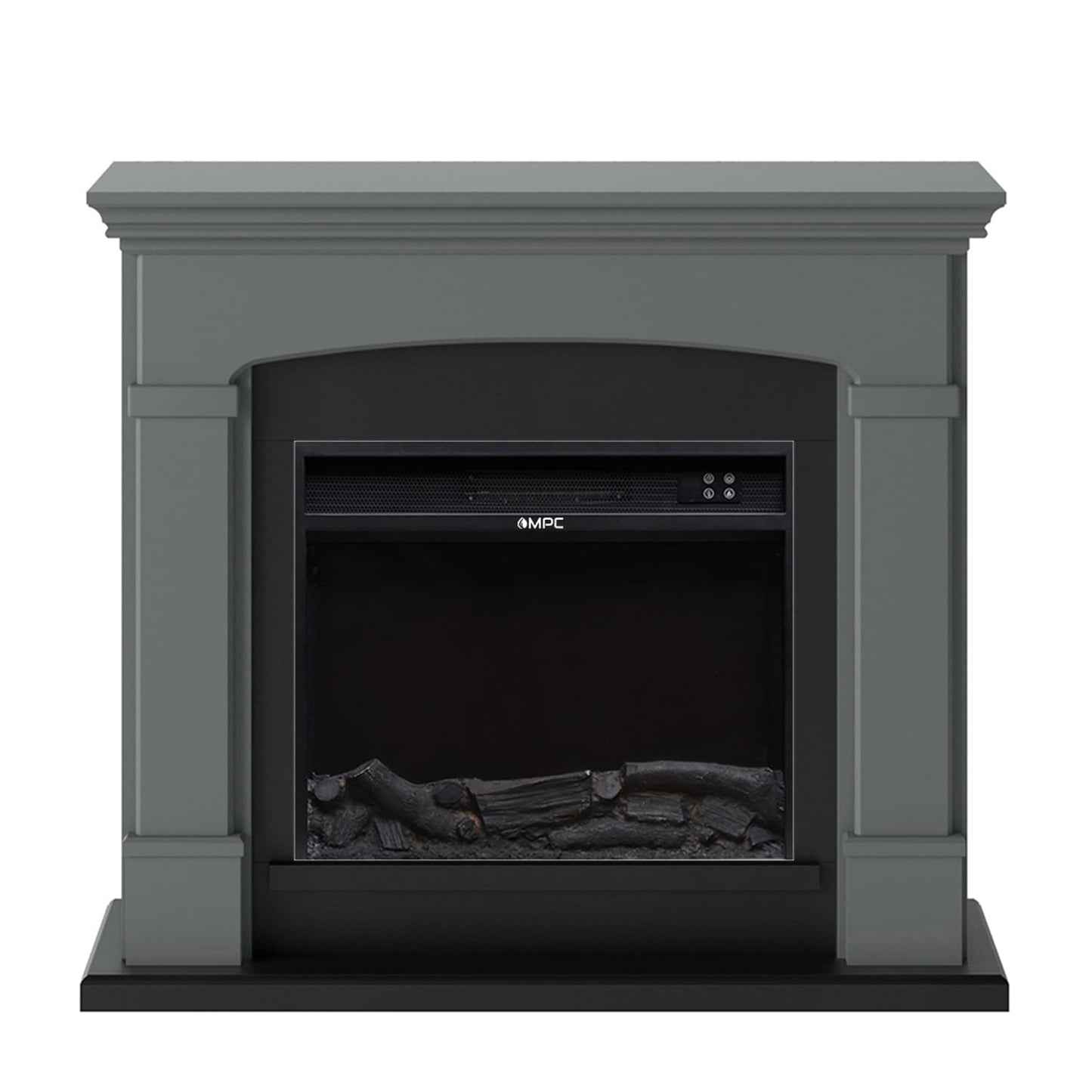 Caminetto Da Terra Grigio Scuro Sined Eleganza e Calore Per La Tua Casa