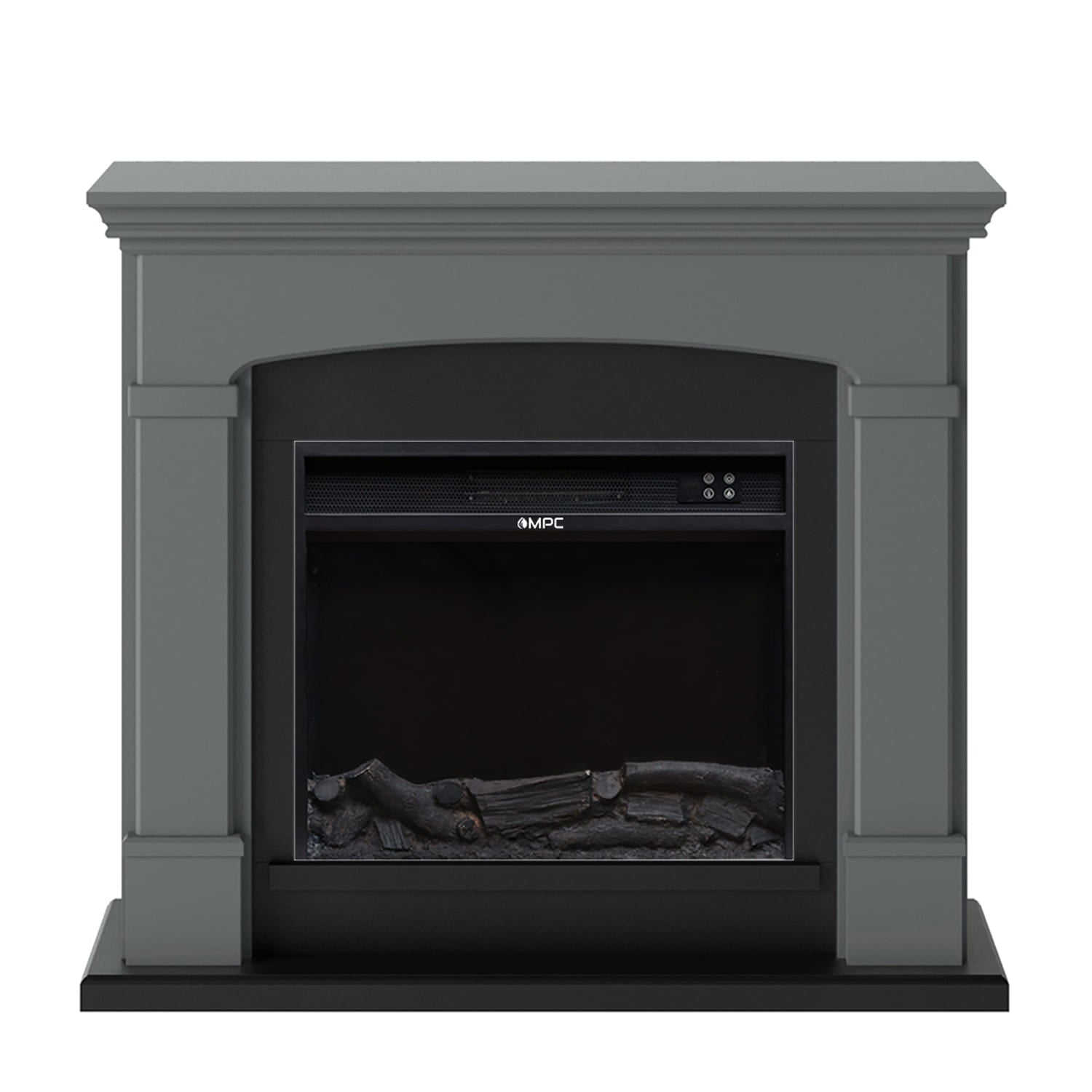 Caminetto Da Terra Grigio Scuro Sined Eleganza e Calore Per La Tua Casa