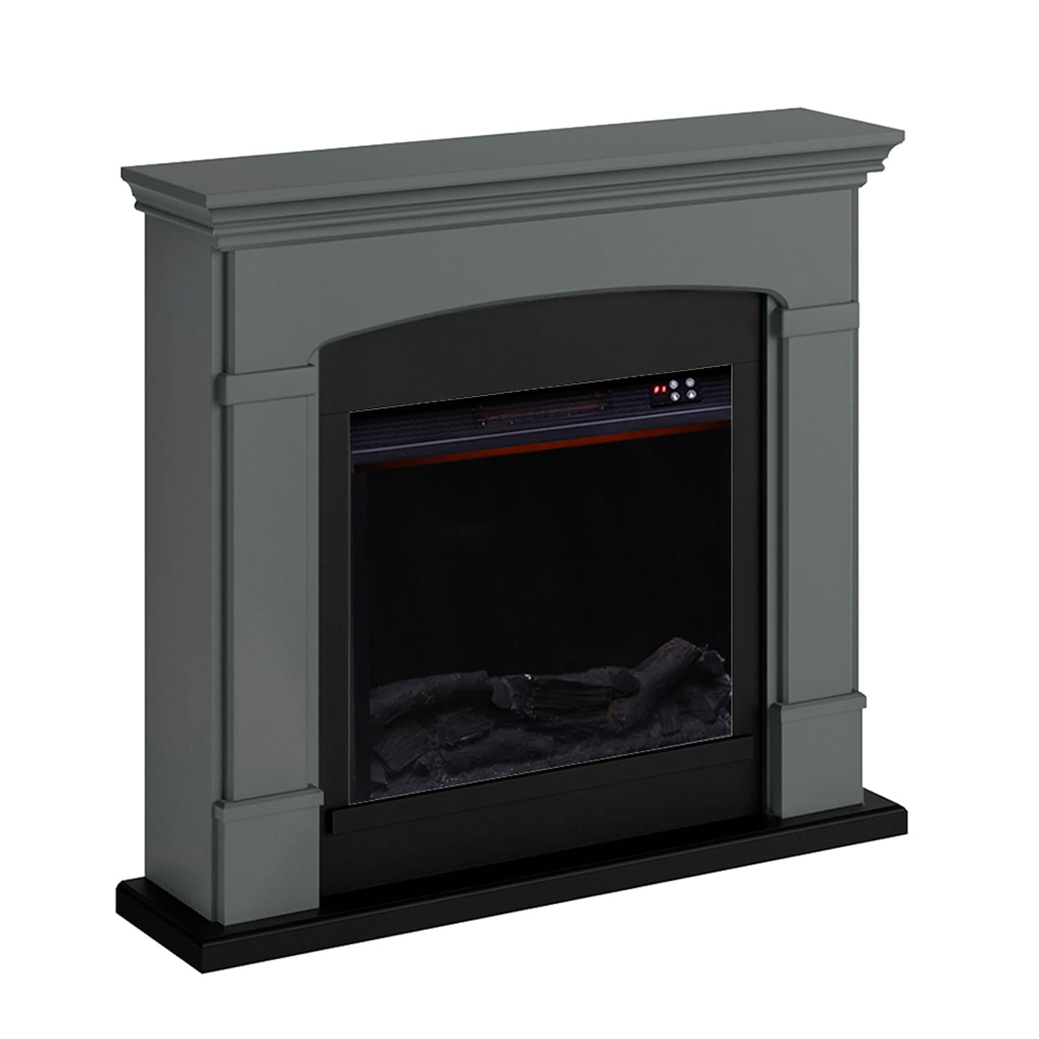 Caminetto Da Terra Grigio Scuro Sined Eleganza e Calore Per La Tua Casa