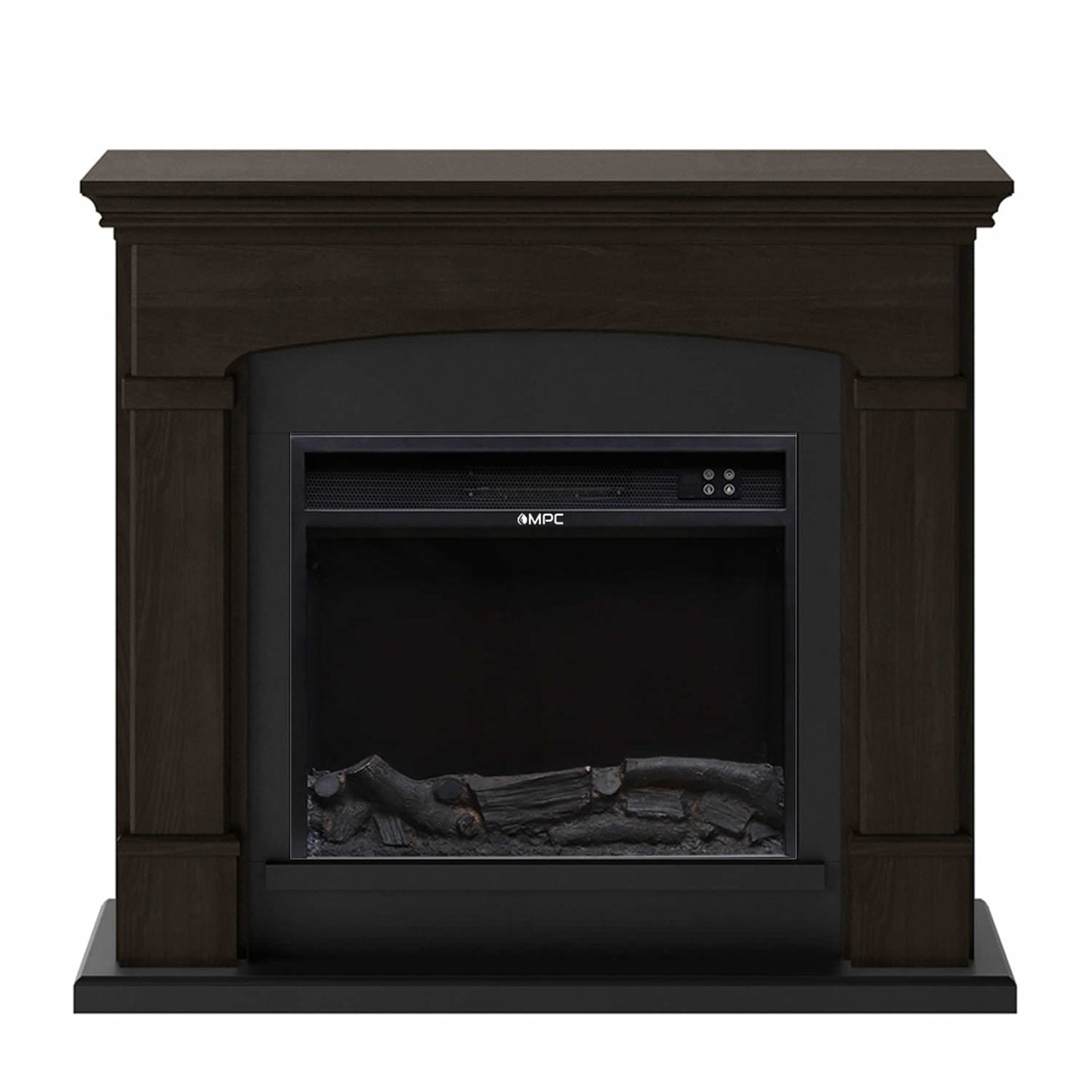 Caminetto Elettrico Wenge 1500w Con Effetto Fiamma Led