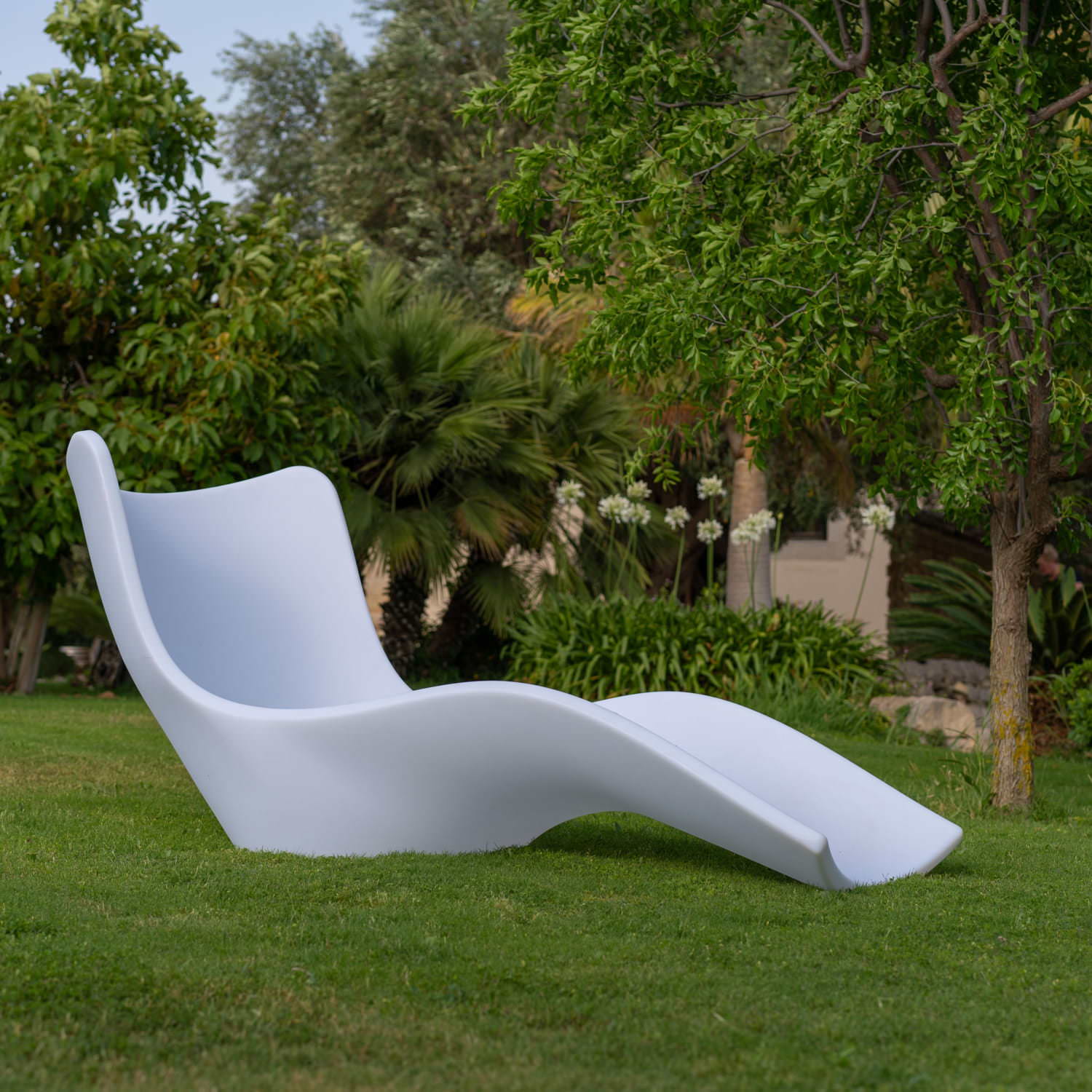 Lettino Prendisole Sined Cassiopea Bianco Design Moderno e Qualita Superiore
