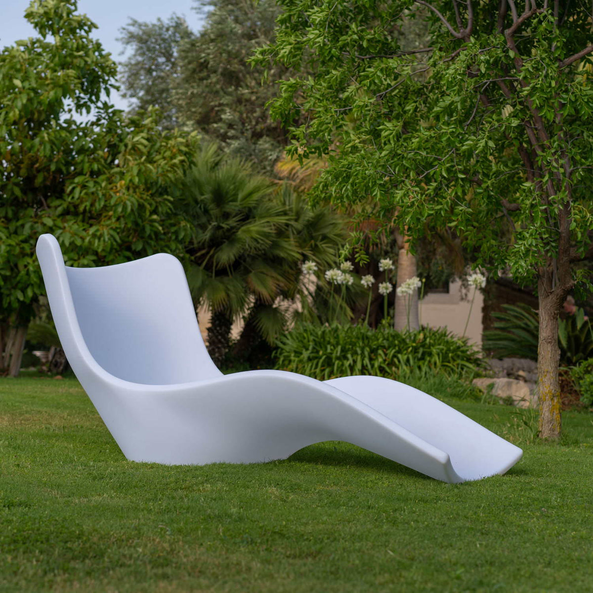 Lettino Prendisole Sined Cassiopea Bianco Design Moderno e Q