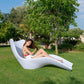 Lettino Prendisole Sined Cassiopea Bianco Design Moderno e Q
