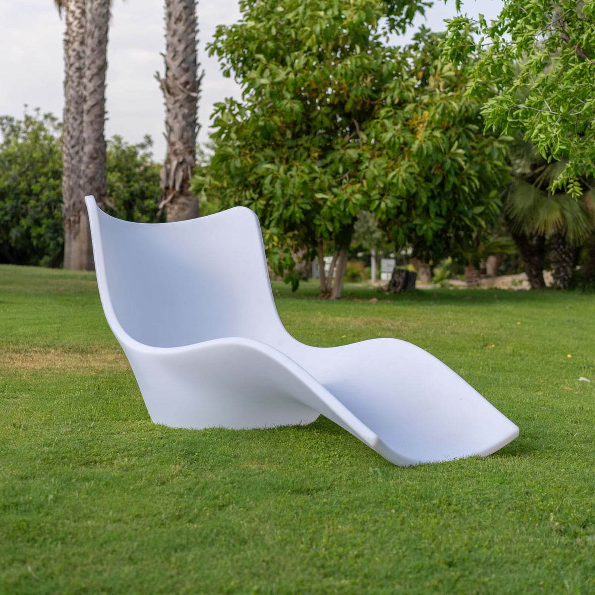 Lettino Prendisole Sined Cassiopea Bianco Design Moderno e Q