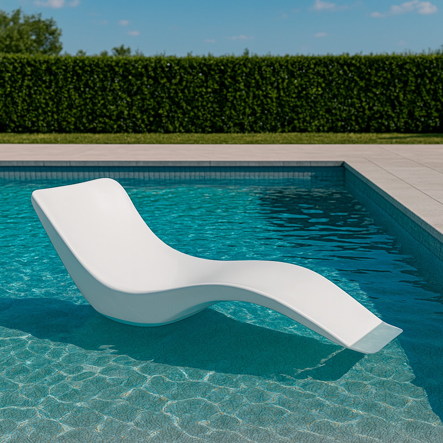 Lettino Prendisole Sined Cassiopea Bianco Design Moderno e Qualita Superiore