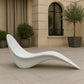 Chaise Longue Bianca In Vetroresina Sined Comfort e Design