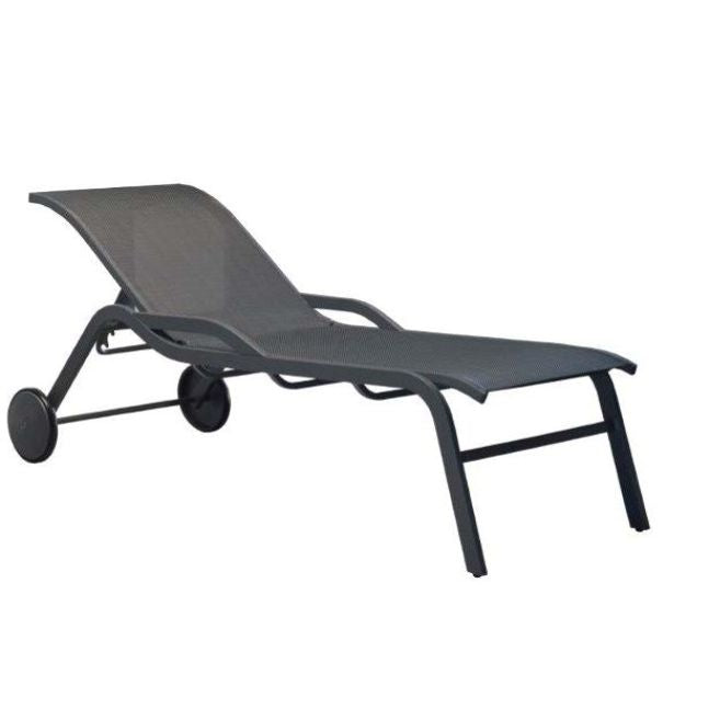 Chaise lounge arturo antracite: eleganza e comfort per il tuo esterno 
