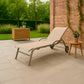 Chaise lounge arturo crema eleganza e comfort per il tuo spazio