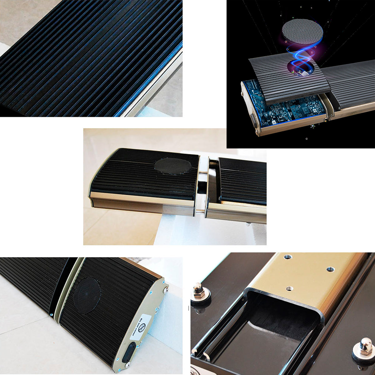 Riscaldatore Infrarossi Bluetooth Con Altoparlanti Integrati