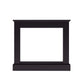 Elevate il vostro spazio con la cornice per caminetto Camillo Nera materiali di alta qualita design elegante e durabilita per ambienti privati e professionali