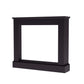 Elevate il vostro spazio con la cornice per caminetto Camillo Nera materiali di alta qualita design elegante e durabilita per ambienti privati e professionali