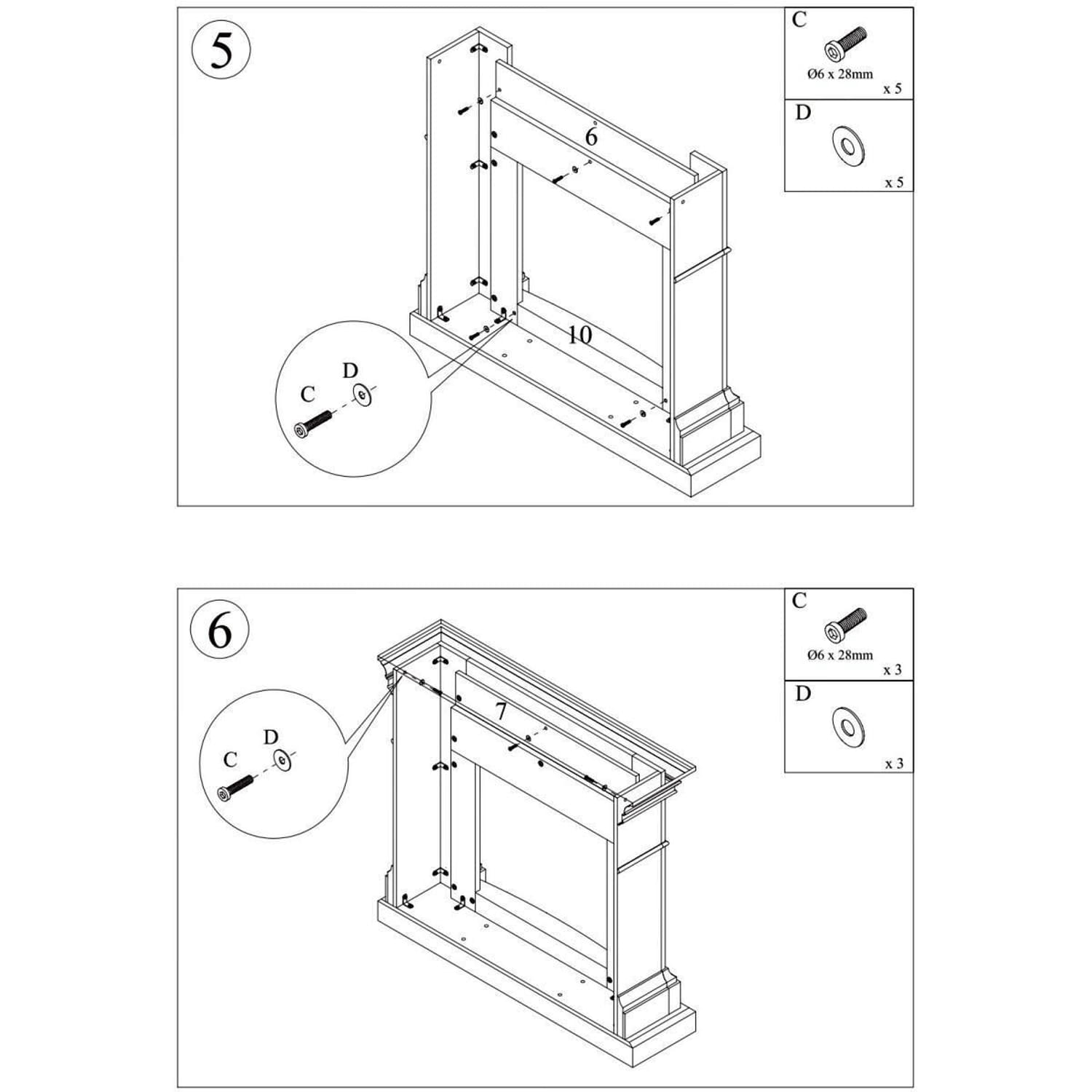 Cornice Ciro Wenge Per Caminetto Eleganza e Qualita