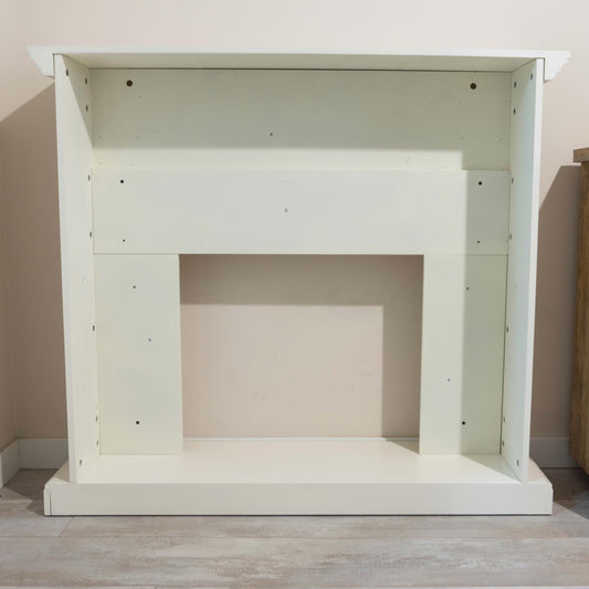 Marco para chimenea blanco Caldera elegancia y calidad para tu