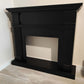 Scopri La Cornice In Legno Mdf Nero Profondo Per Caminetti Caldera Design Classico Materiali Di Alta Qualita Dimensioni 1022x114x282 Cm Perfetta Per Inserto Elettrico Caminettovulcano o Bruciatore Esistente Acquista Ora Per Un Ambiente Elegante e