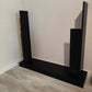 Scopri La Cornice In Legno Mdf Nero Profondo Per Caminetti Caldera Design Classico Materiali Di Alta Qualita Dimensioni 1022x114x282 Cm Perfetta Per Inserto Elettrico Caminettovulcano o Bruciatore Esistente Acquista Ora Per Un Ambiente Elegante e