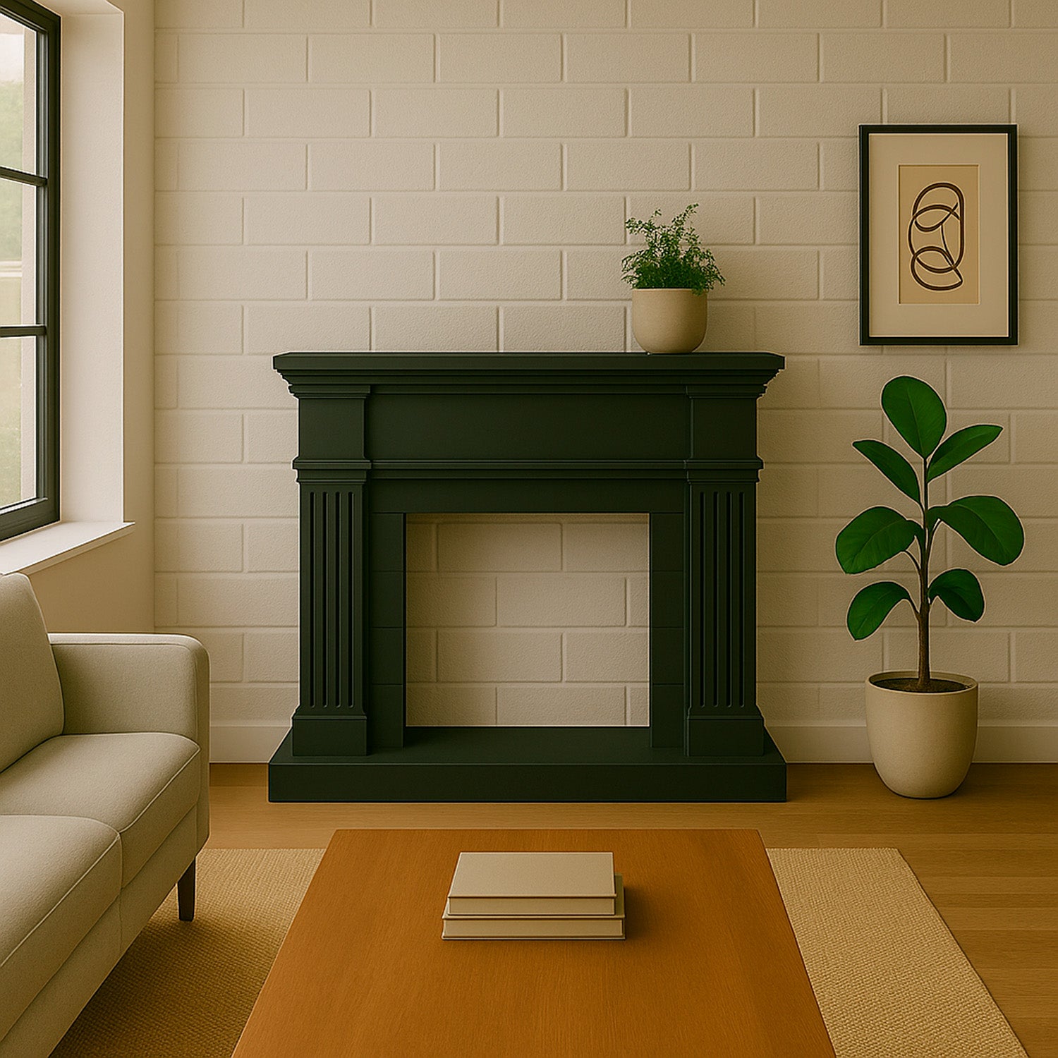 Scopri La Cornice In Legno Mdf Nero Profondo Per Caminetti Caldera Design Classico Materiali Di Alta Qualita Dimensioni 1022x114x282 Cm Perfetta Per Inserto Elettrico Caminettovulcano o Bruciatore Esistente Acquista Ora Per Un Ambiente Elegante e