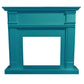 Cornice Blu Turchese Per Caminetti Eleganza e Qualita