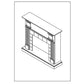 Cornice Blu Turchese Per Caminetti Eleganza e Qualita