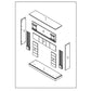 Cornice Blu Turchese Per Caminetti Eleganza e Qualita