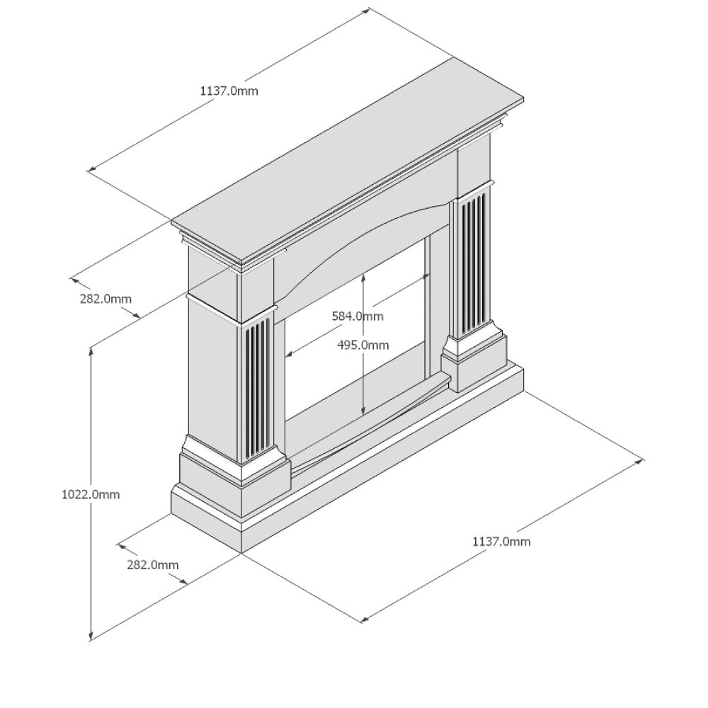 Cornice Blu Turchese Per Caminetto Cetona Eleganza e Qualita