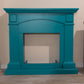 Cornice Blu Turchese Per Caminetto Cetona Eleganza e Qualita