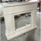 Cornice Lipari Bianco Crema Per Caminetto Elettrico