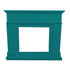Cornice In Legno Blu Turchese Per Camino Eleganza e Qualita