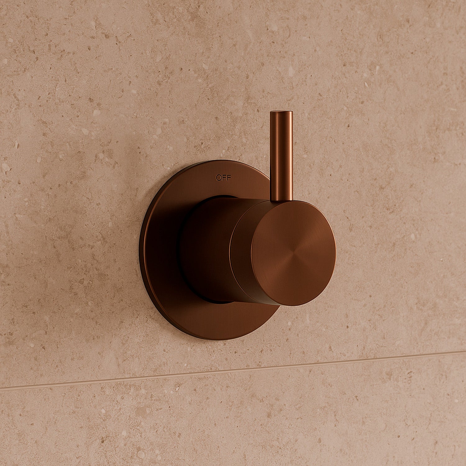 Deviatore da muro Levante Inox 316L Oro Rosa eleganza e resistenza
