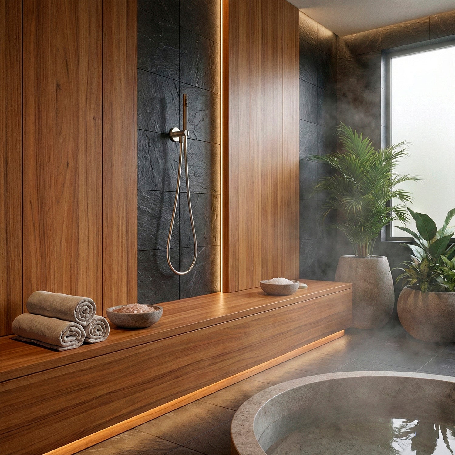 Kit attacco tubo flessibile e doccino Sined design moderno m