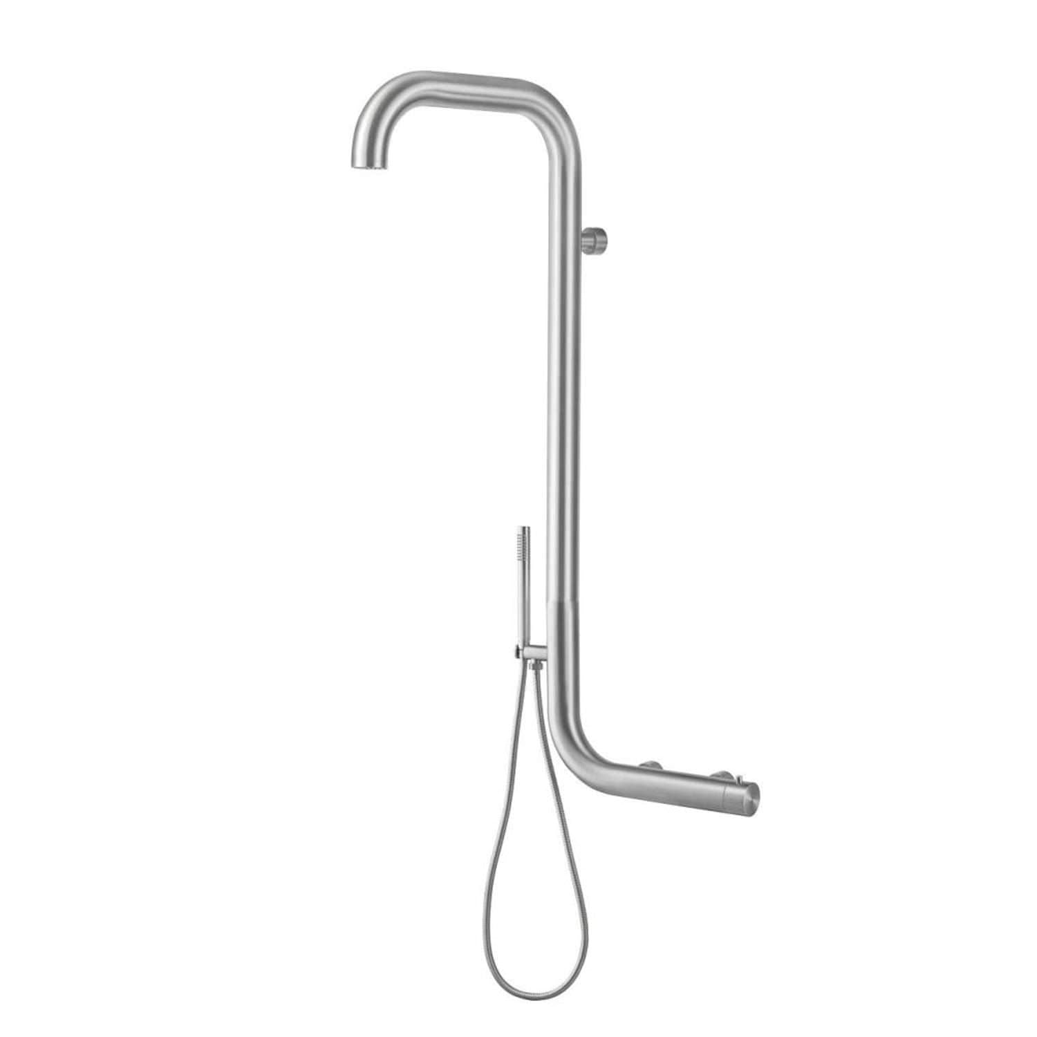 Doccia Esterna a Muro In Acciaio Inox 316l Design Elegante e Resistente Ideale Per Interni Ed Esterni Acquista Ora Con Spedizione Gratuita e Garanzia Postvendita