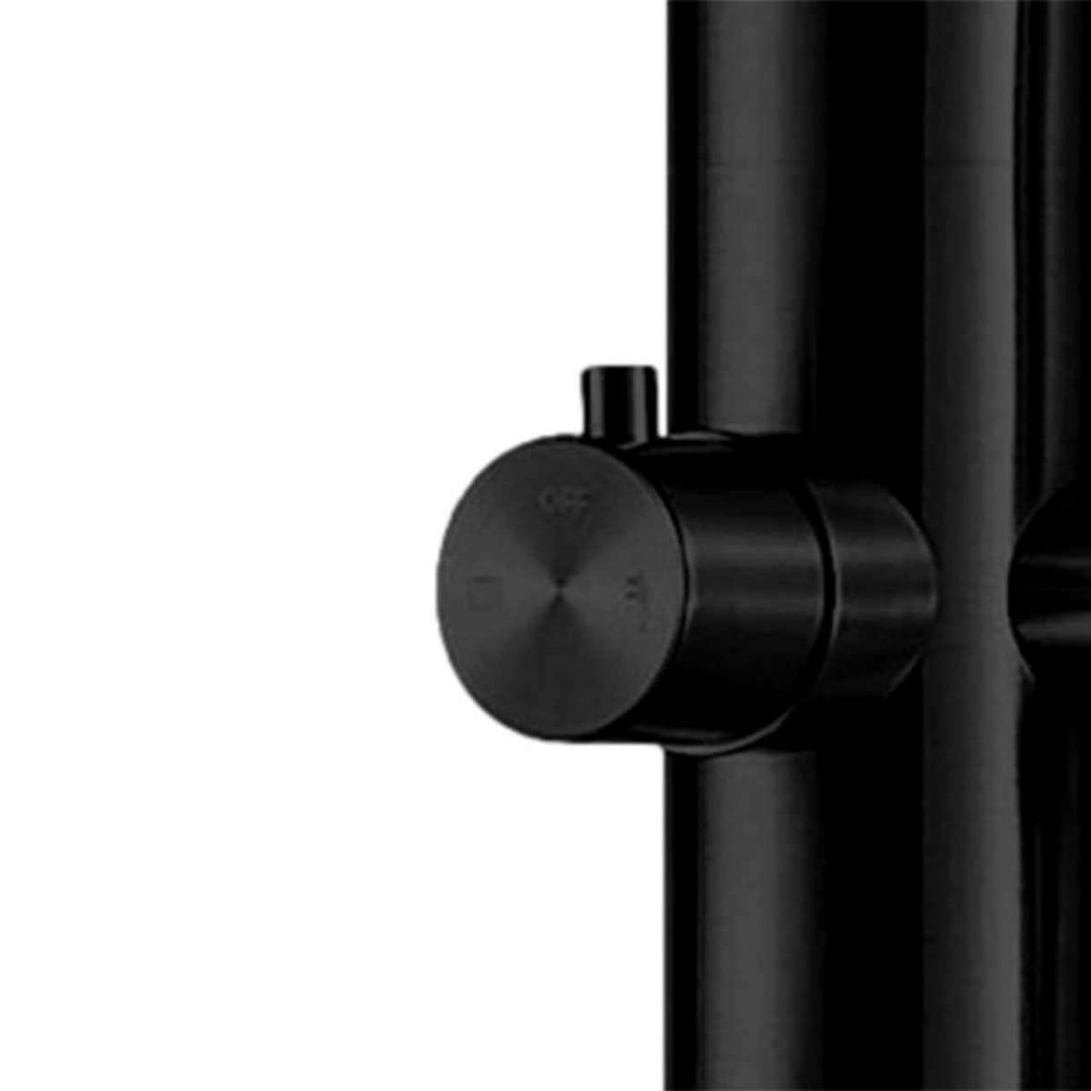 Doccia Nera In Acciaio Inox 316l Con Soffione e Doccino