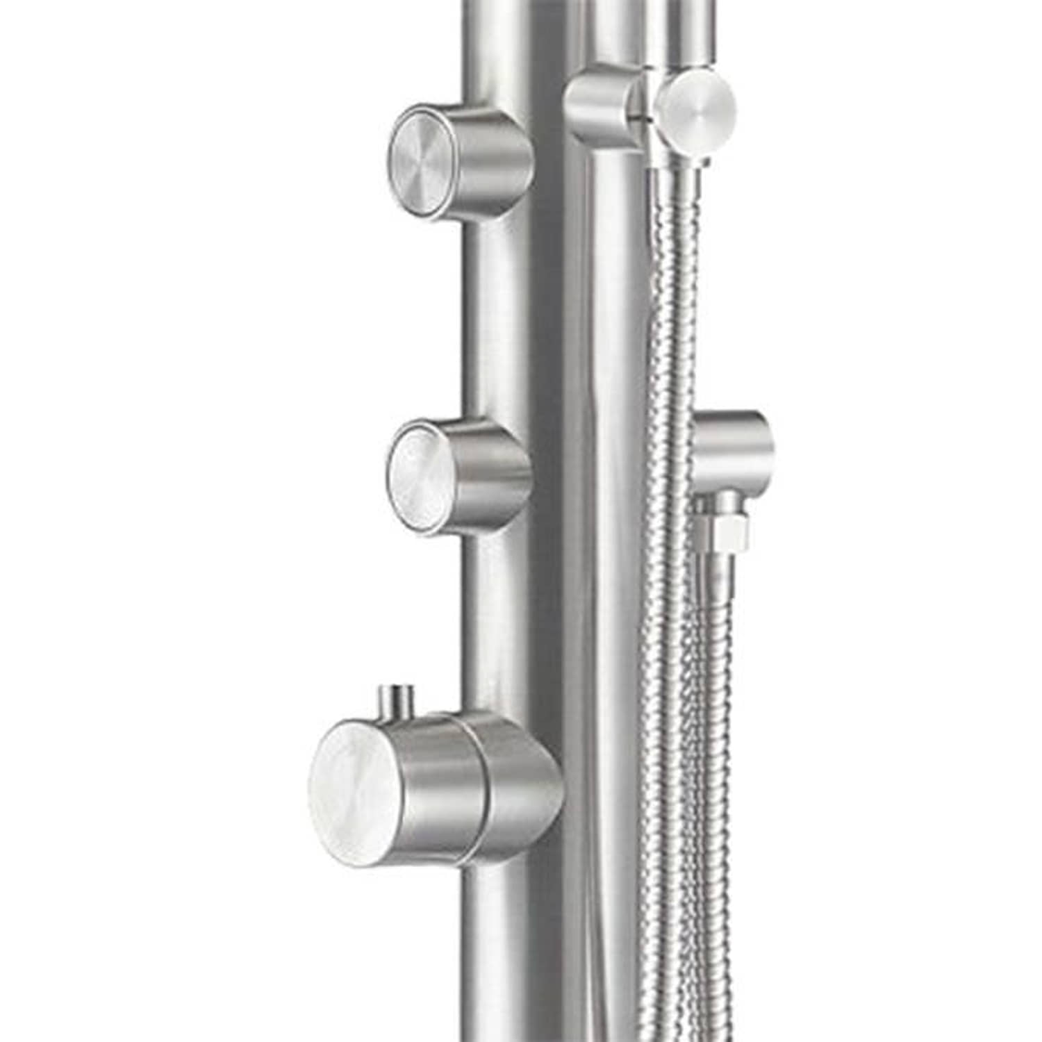 Doccia Esterna Inox Alta Qualita Con Miscelatore e Doccino