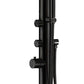 Doccia Esterna Budoni Nera In Acciaio Inox Aisi 316l Elegante e Resistente Con Doppio Miscelatore e Doccetta a Mano Ideale Per Giardini e Piscine Acquisto Sicuro e Consegna Veloce