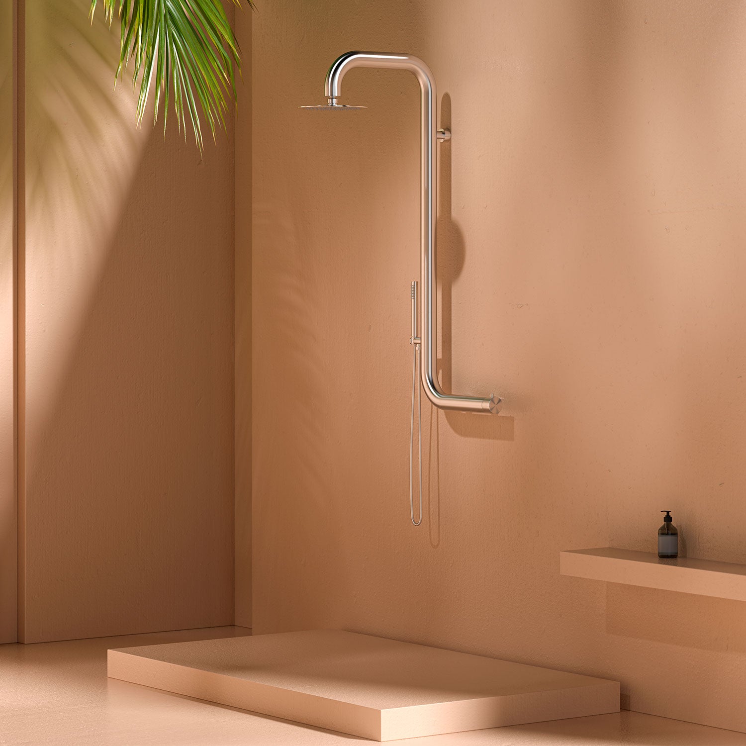 Doccia a Parete Inox Sined Cabras Eleganza e Durabilita