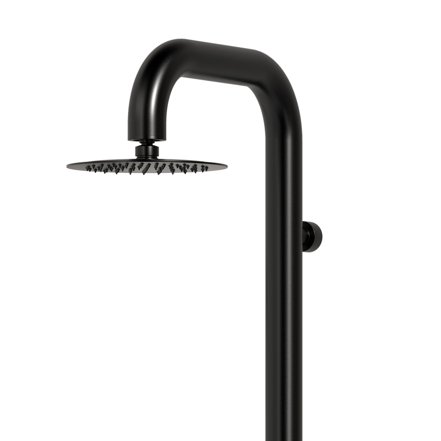 Doccia Cabras Nera In Acciaio Inox a Parete Eleganza e Resistenza