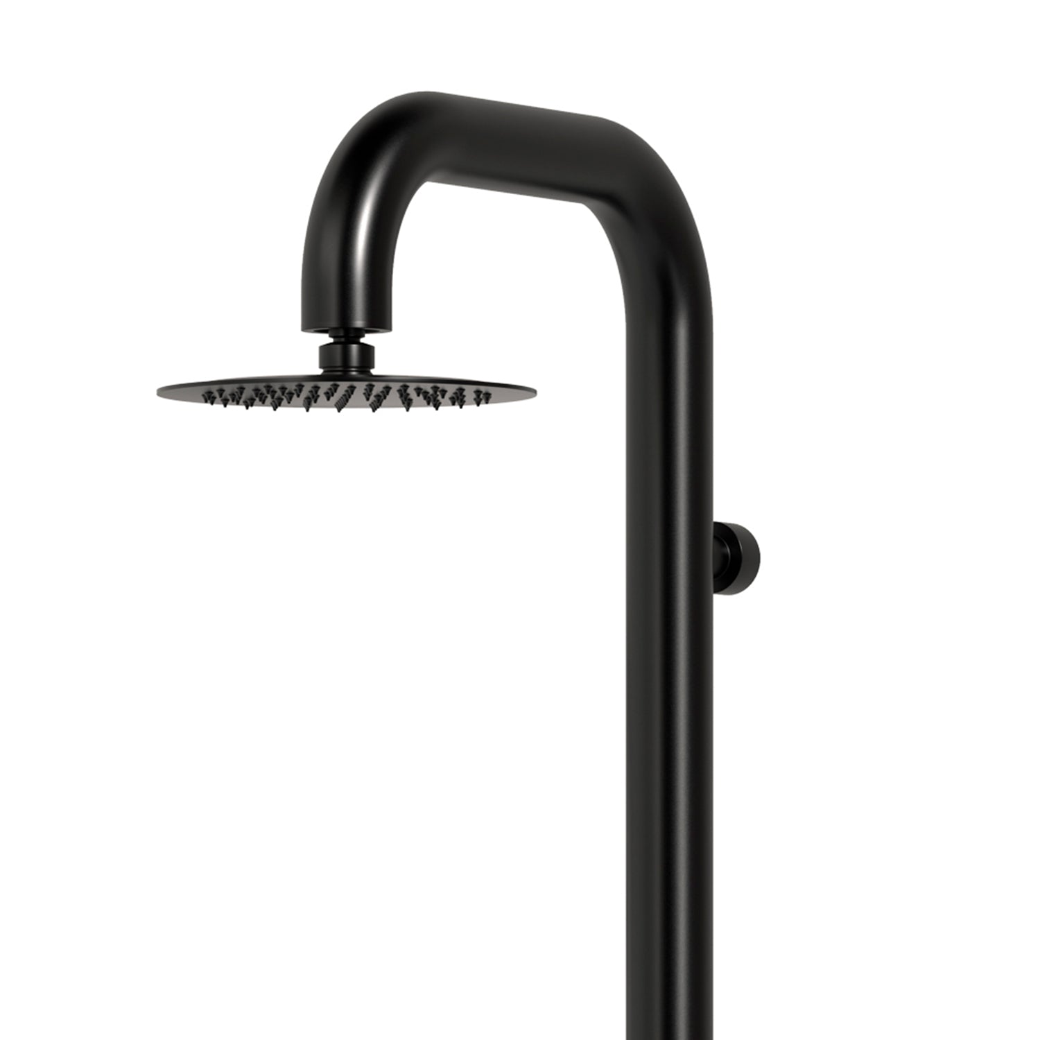 Doccia Cabras Nera In Acciaio Inox a Parete Eleganza e Resistenza