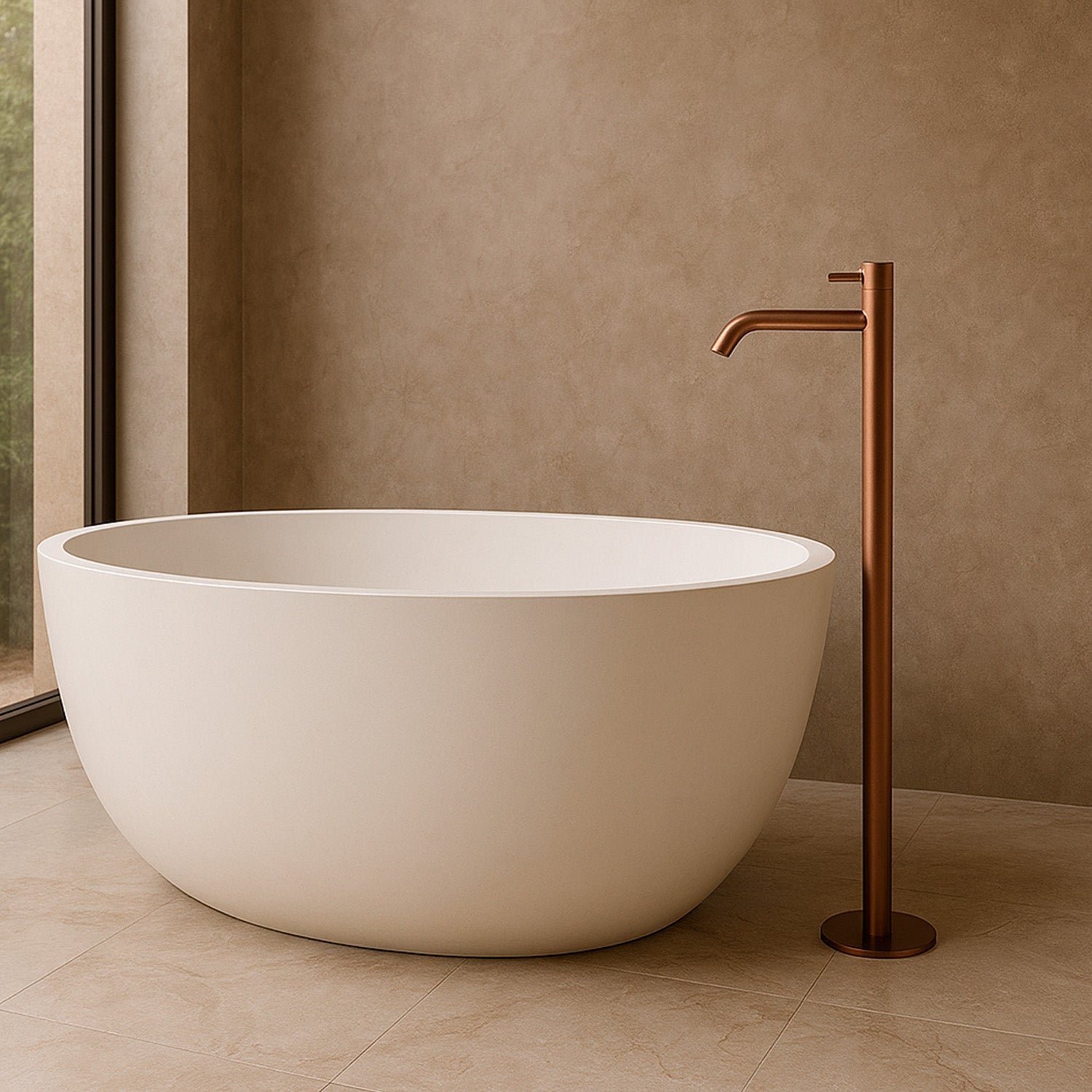 Minidoccia Slim Inox oro rosa eleganza e funzionalita per il tuo bagno