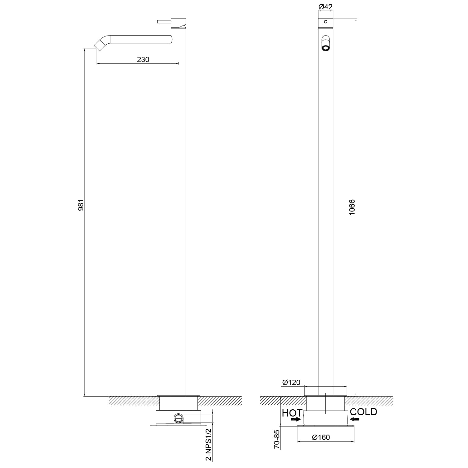 Minidoccia Slim Inox oro rosa eleganza e funzionalita per il tuo bagno