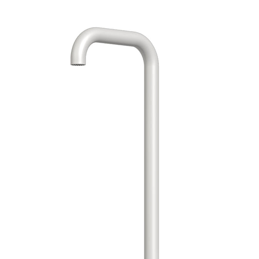 Doccia Chia Bianca Inox 316l Eleganza e Durabilita Per Esterni
