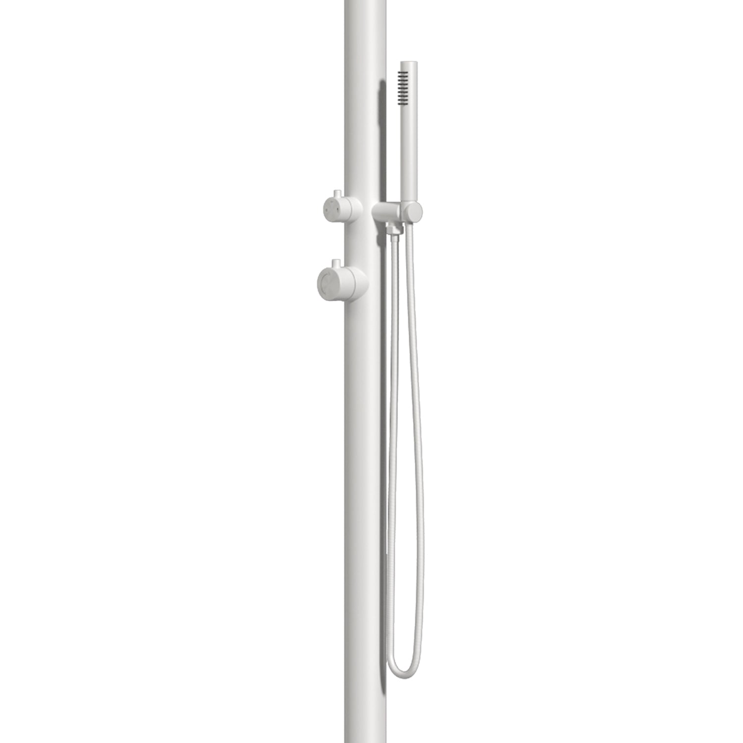 Doccia Chia Bianca Inox 316l Eleganza e Durabilita Per Esterni
