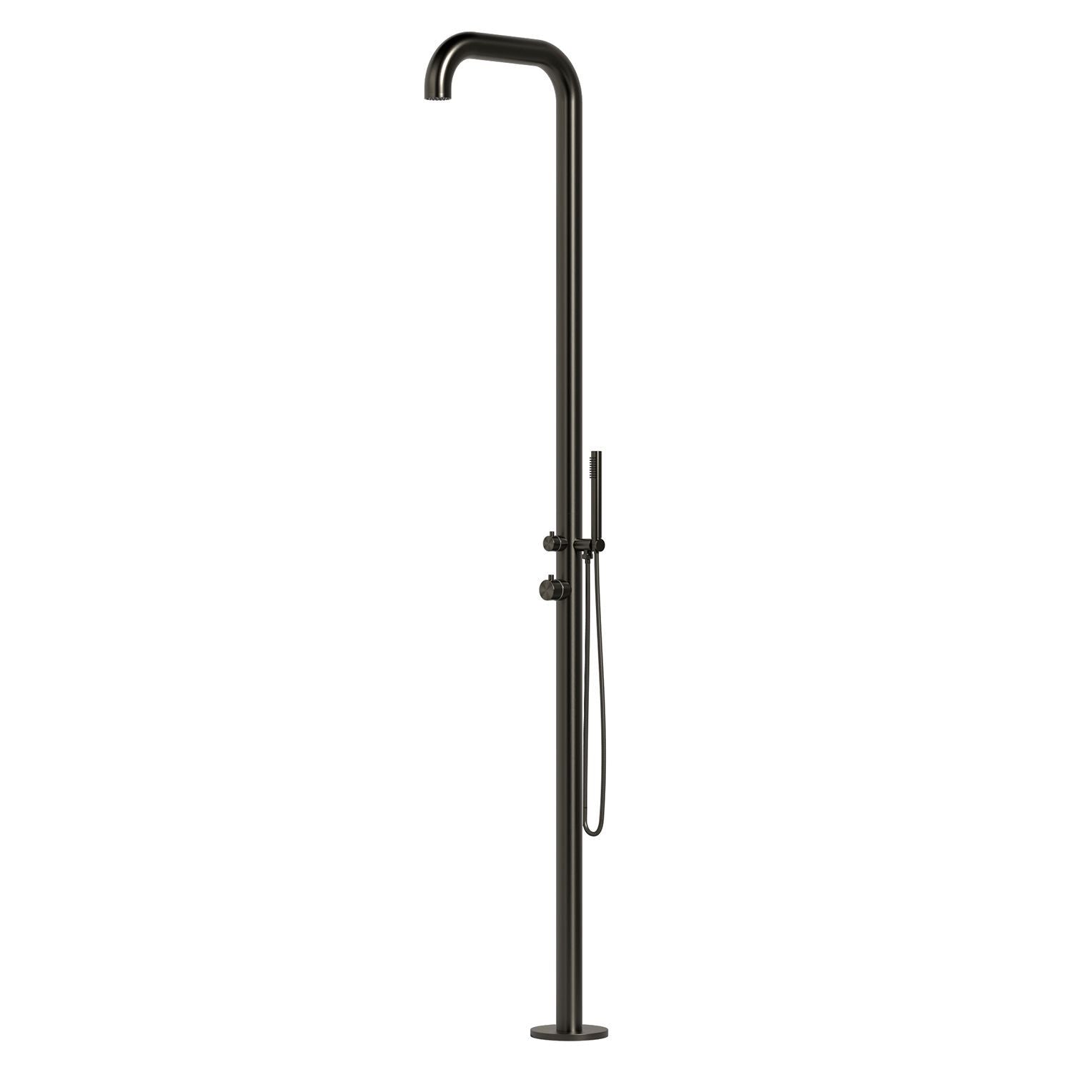 Doccia Inox Canna Di Fucile Per Esterni Design Elegante e Resistente