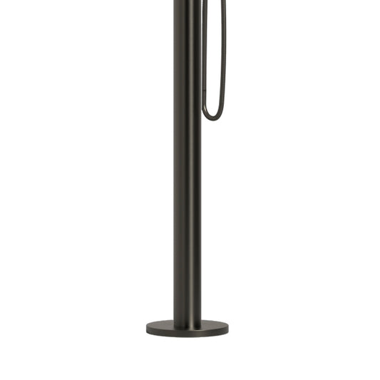 Chuveiro em aço inox 316L, acabamento gunmetal, design topo, longa duração
