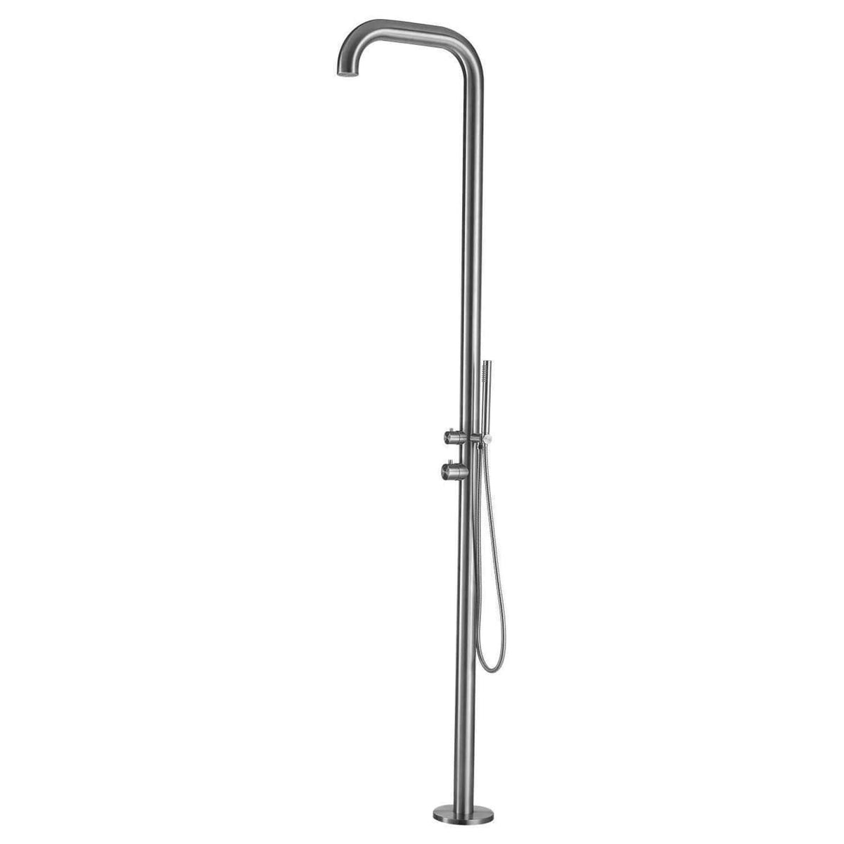Doccia esterna in acciaio inox Chia Sined con doccino
