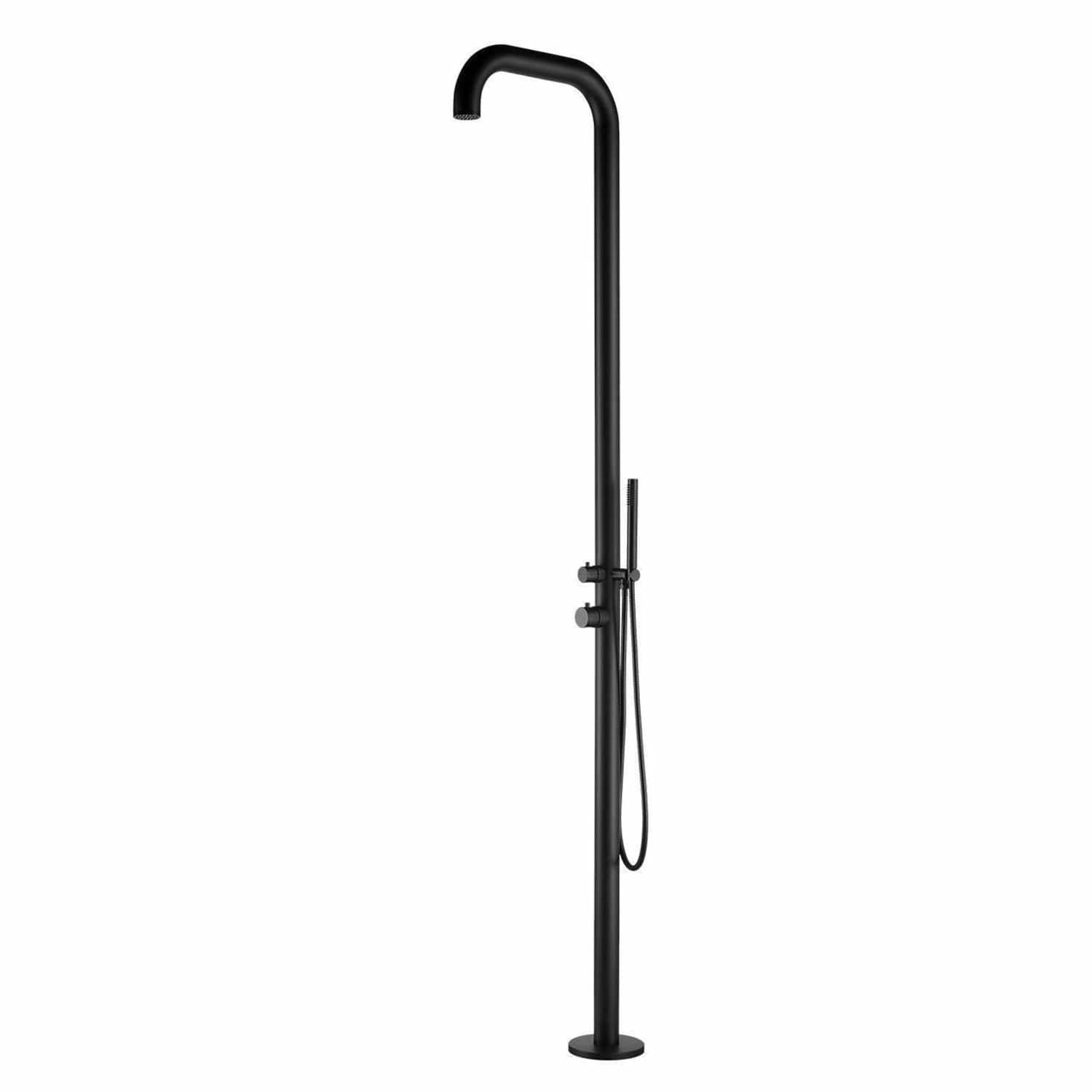 Doccia Nera Inox Sined Eleganza Durabilita e Design Moderno