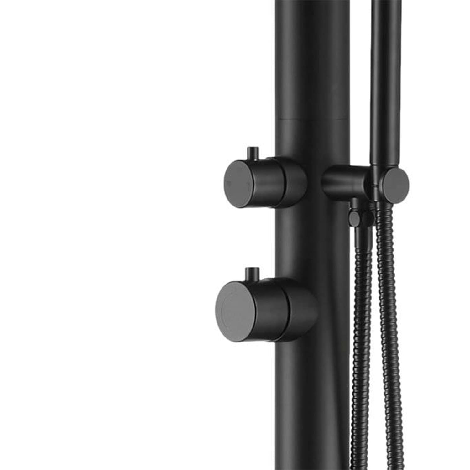 Doccia Nera Inox Sined Eleganza Durabilita e Design Moderno