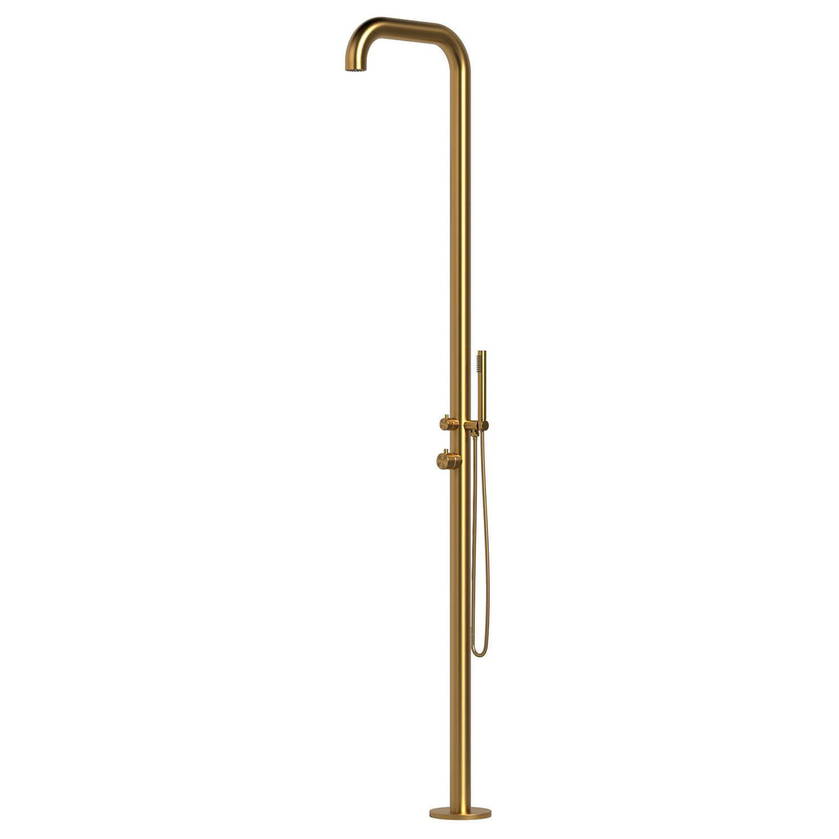 Doccia inox oro Sined 316L elegante duratura e resistente