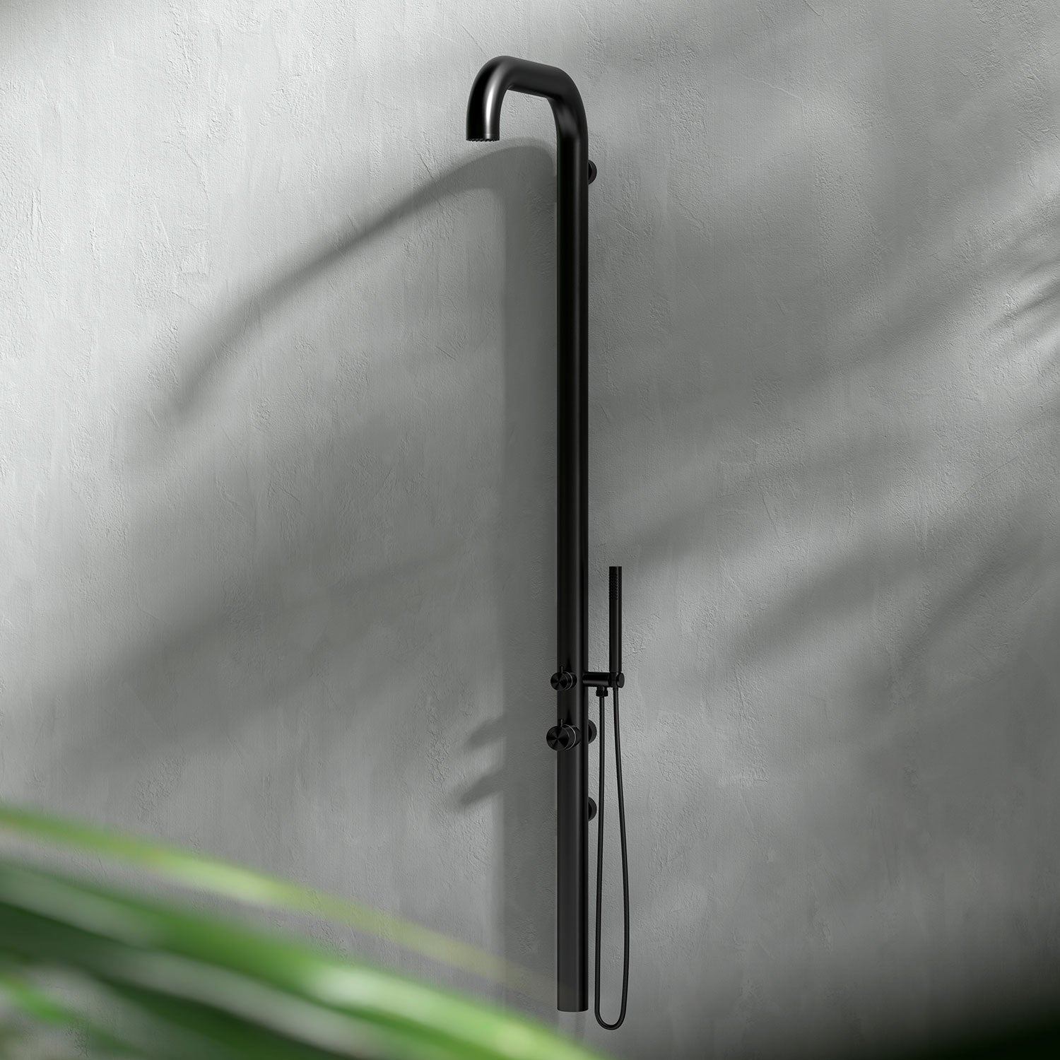 Doccia Chia Nera Sined Eleganza e Durabilita Per Casa e Giardino